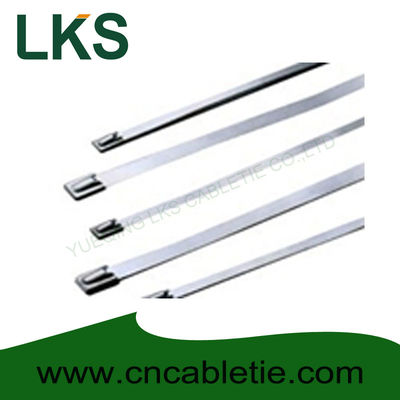 11.5mm*130mm~1200mm 316/304/201 grade Ball-lock stainless steel cable tie