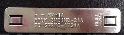 Embossed Stainless steel tags