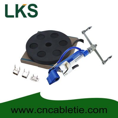 PVC coated Stainless Steel Banding 9.5x1.2mm, 12.7x1.2mm,19x1.2mm material SS304,316 with plastic box packing