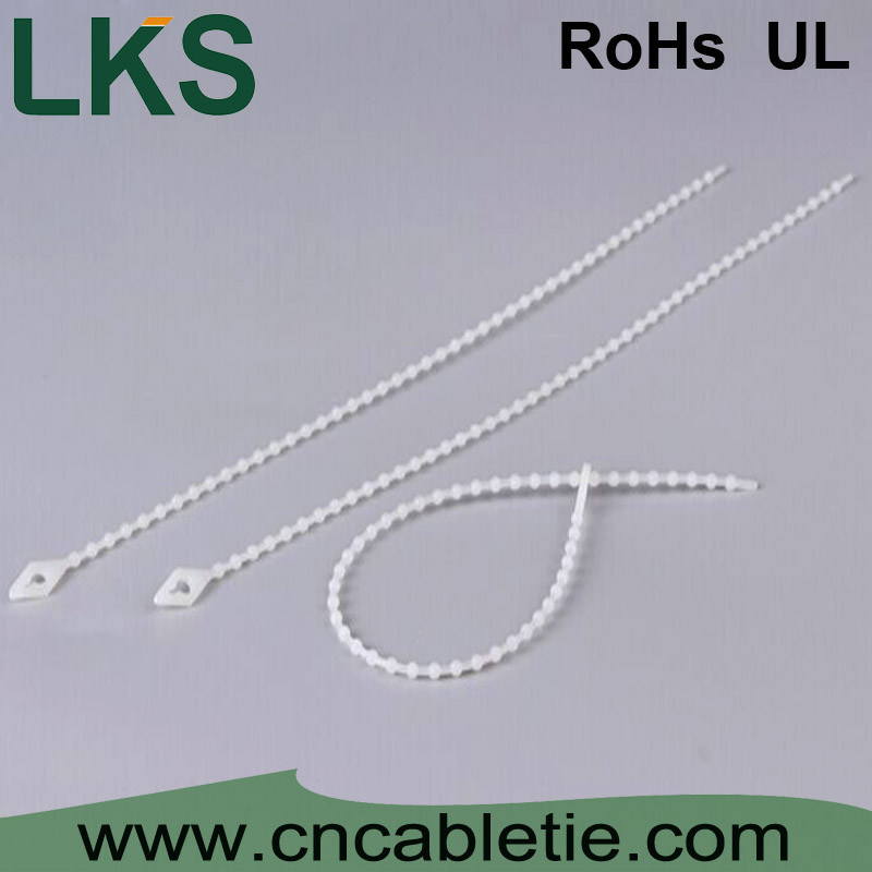 LKS-120KT nylon 66 Bead cable ties with different color
