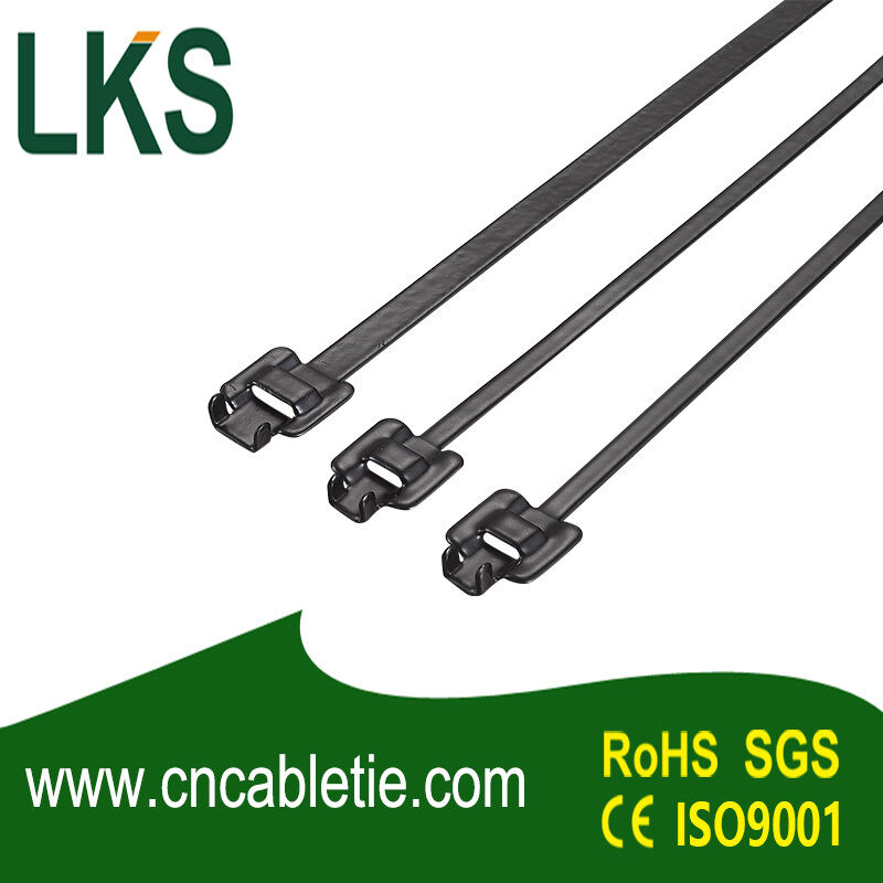 LKS-305S PPA Coated Releasable Stainless Steel Cable Tie for Secure and Durable Cable Management