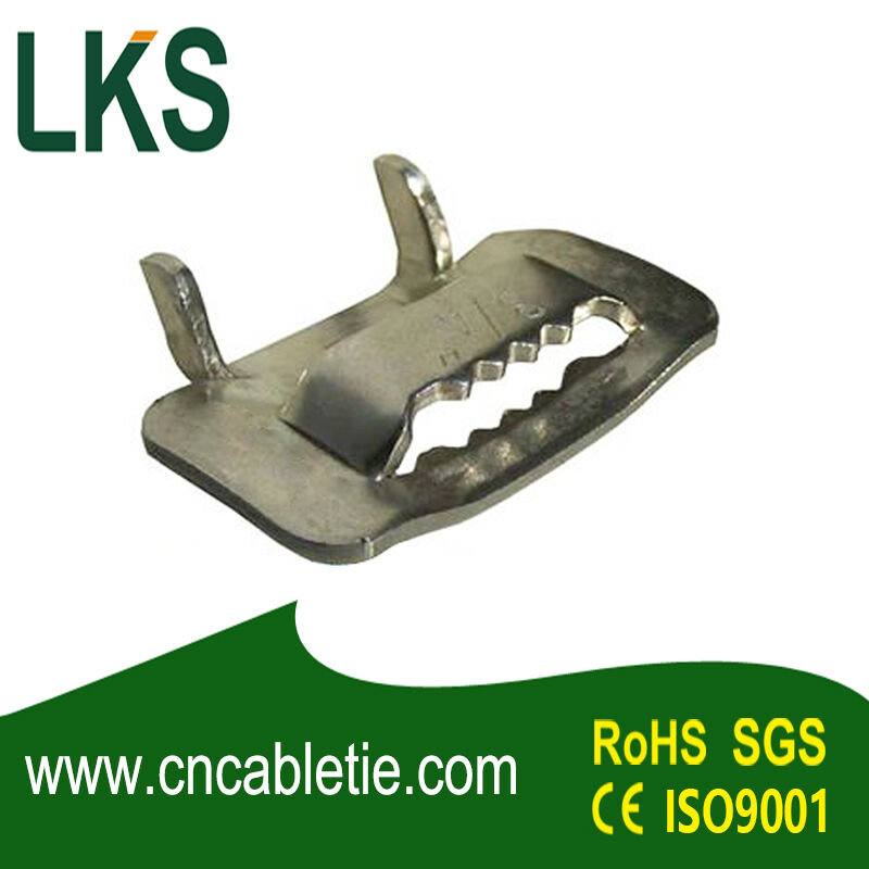 Corrosion Resistant Stainless Steel Band with SS304, SS316 Material and Toothed Ear Lokt Buckle for Fastening and Bundling