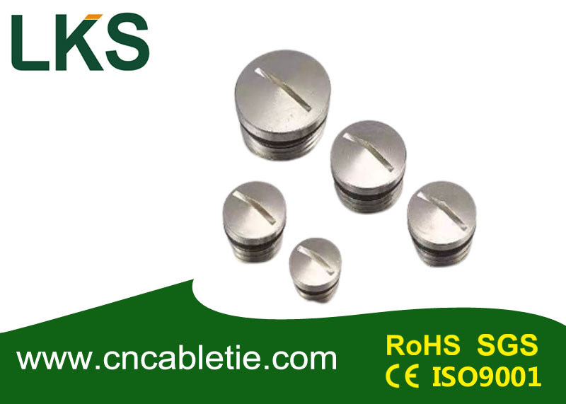 Waterproof Nickel Plated Brass Screw Plug with IP68 Protection for PG/METRIC Threads